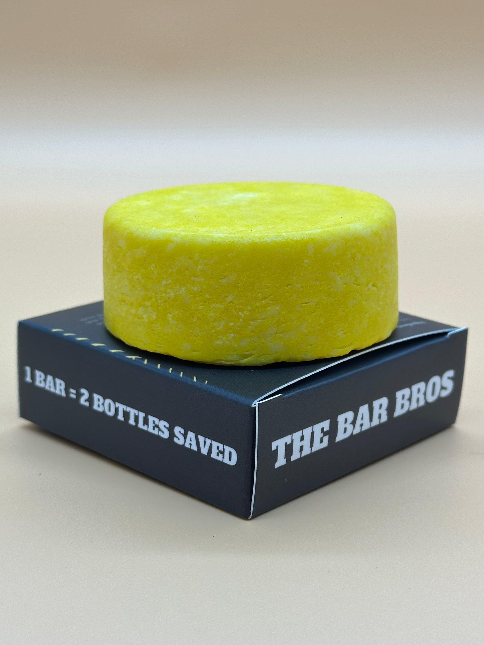 TheBarBros Citrus Island Shampoo Bar on Package